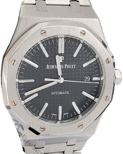 Audemars Piguet Royal Oak 41MM Black Dial Steel Bracelet (15400ST.OO.1220ST.01)