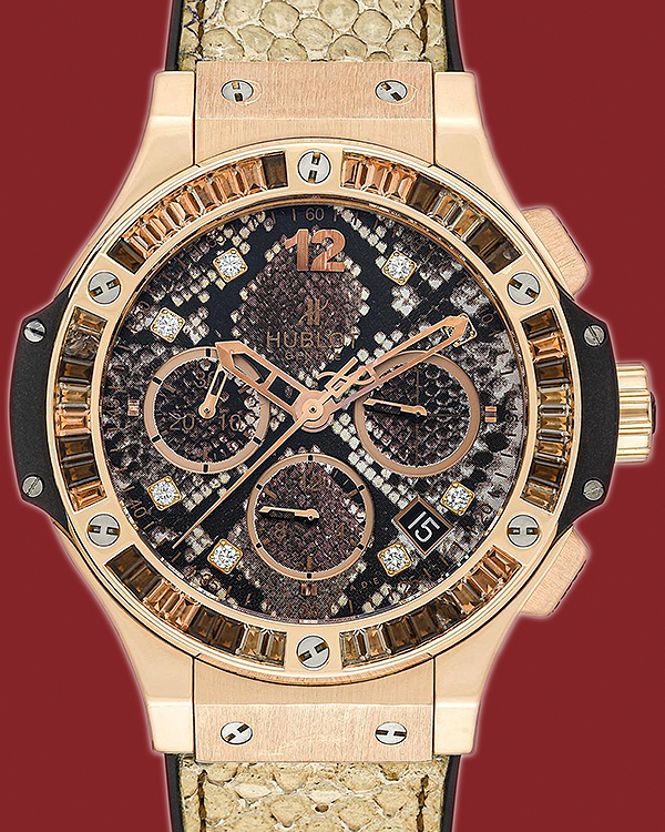 Hublot Big Bang Boa Bang L.E. 41MM Brown "Snake" Dial Leather/Rubber Strap (341.PX.7918.NR.1979)