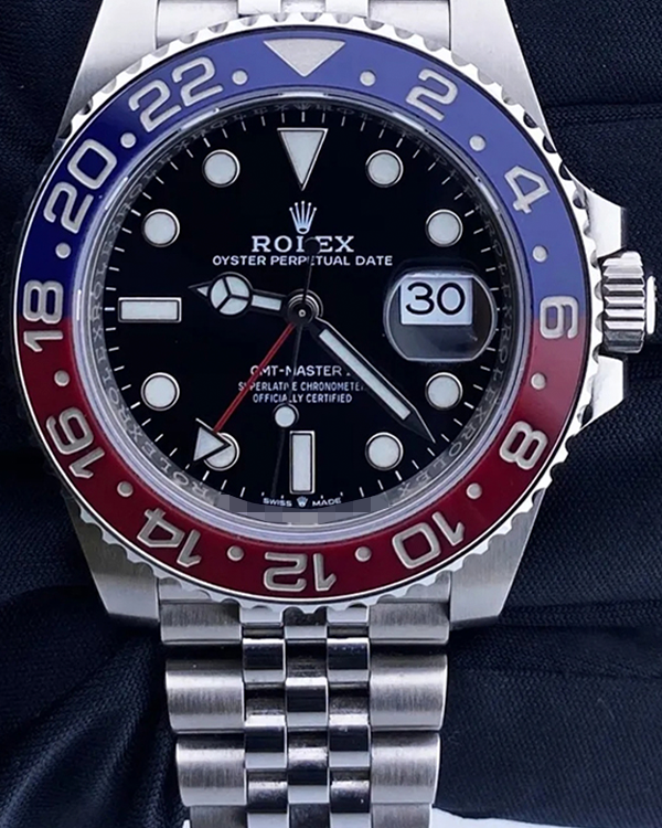 2021 Rolex GMT-Master II "Pepsi" 40MM Black Dial Jubilee Bracelet (126710BLRO)