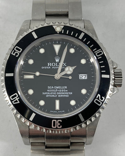 2004 Rolex Sea-Dweller 40MM Black Dial Oyster Bracelet (16600)