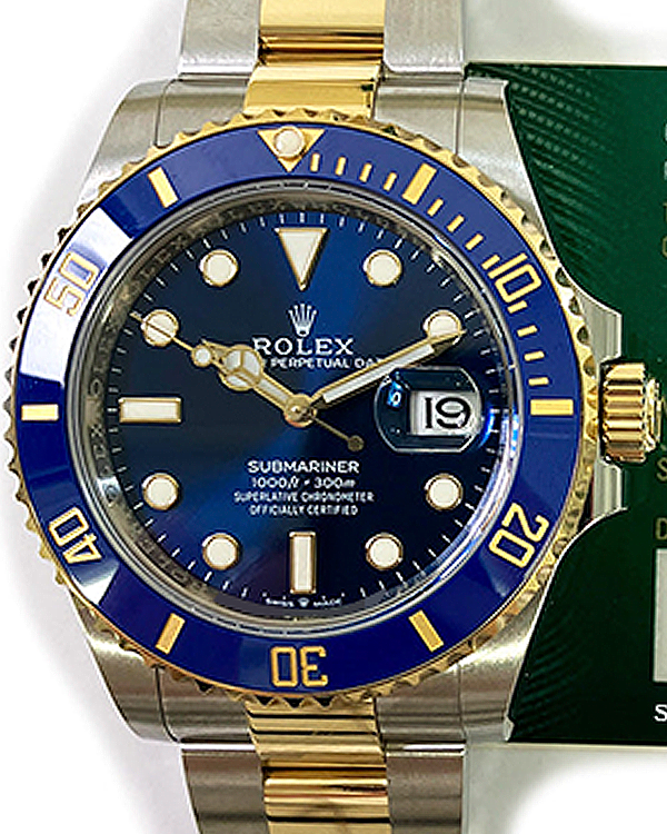 2023 Rolex Submariner Date "Bluesy" 41MM Blue Dial Two-Tone Bracelet (126613LB)