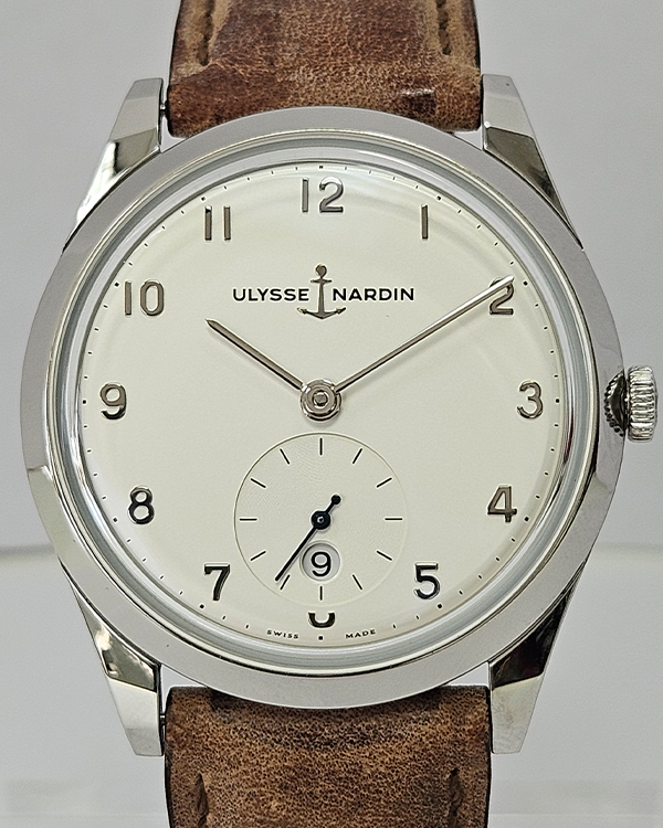 Ulysse Nardin Classico 39MM Strap Steel White Dial (3203-900)