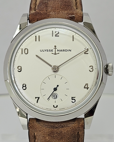 Ulysse Nardin Classico 39MM Strap Steel White Dial (3203-900)