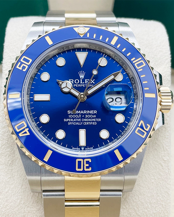 2023 Rolex Submariner Date 41MM Blue Dial Two-Tone Bracelet (126613LB)