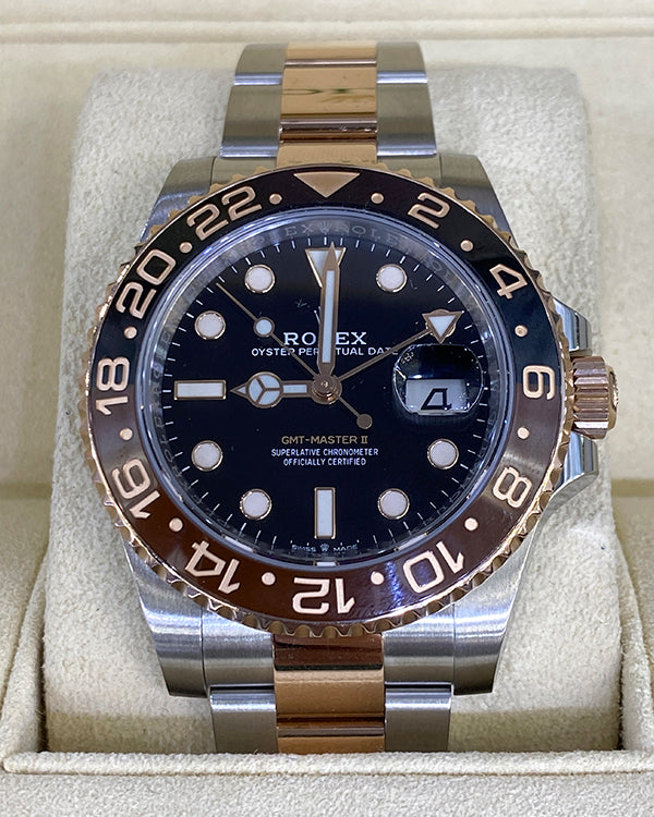 2023 Rolex GMT-Master II "Rootbeer" 40MM Two-Tone Black Dial (126711CHNR)