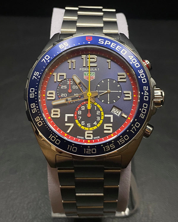 TAG Heuer Formula 1 Red Bull Racing Special Edition Quartz Chronograph 43MM Steel Blue Dial (CAZ101AL.BA0842)