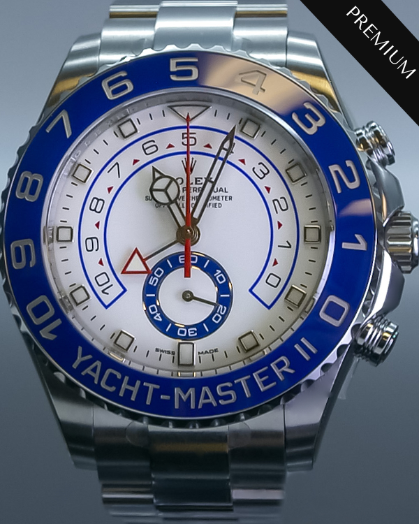 2023 Rolex Yacht-Master II 44MM Oystersteel White Dial (116680)