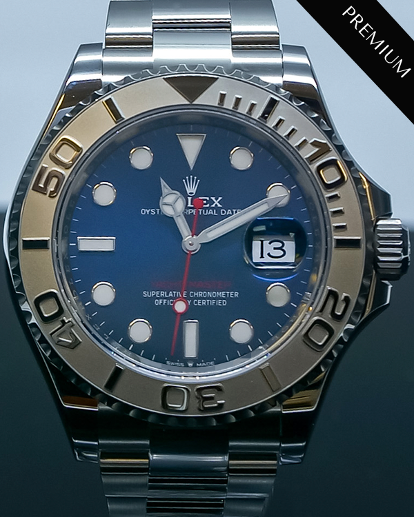 2023 Rolex Yacht Master 40 Oystersteel and Platinum Blue Dial (126622)