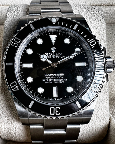 2023 Rolex Submariner No Date 41MM Black Dial Oyster Bracelet (124060)