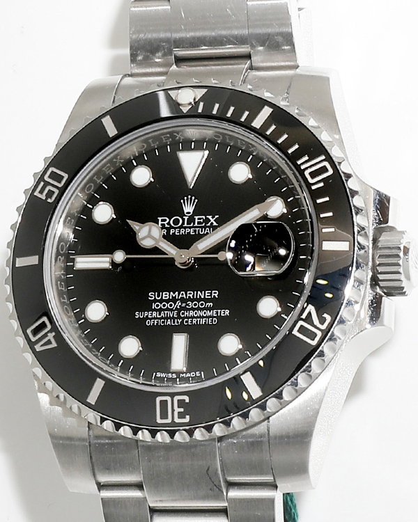 2018 Rolex Submariner Date 40MM Black Dial Oyster Bracelet (116610LN)