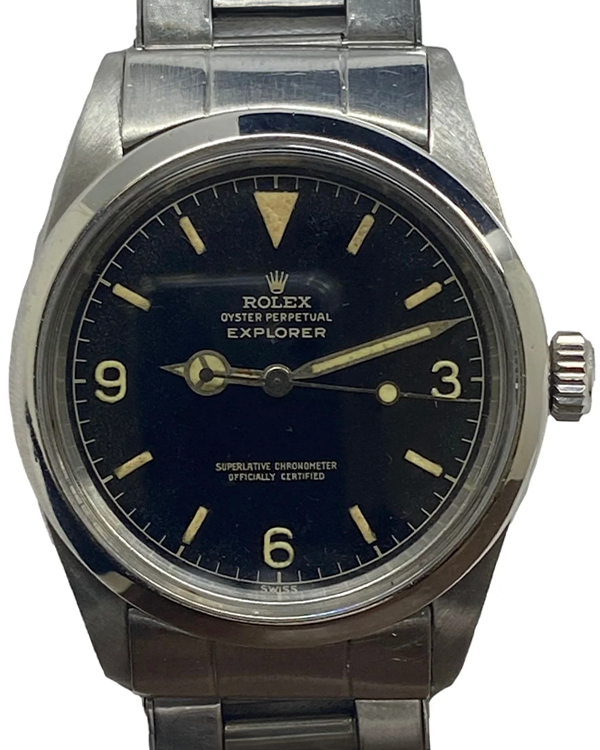 1965 Rolex Explorer 36MM Black Dial Oyster Bracelet (1016)