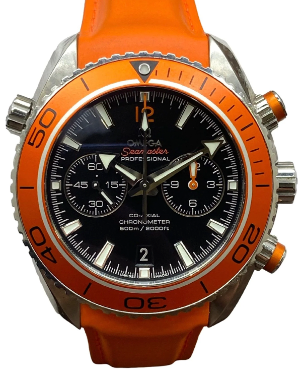Omega Seamaster Planet Ocean Chrono 45.5MM Black Dial Rubber Strap (232.32.46.51.01.001)