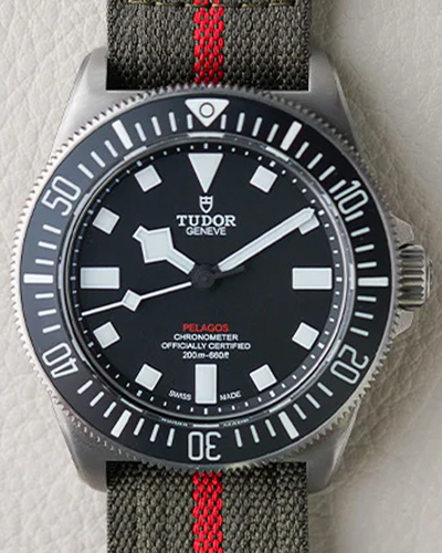 2024 Tudor Pelagos FXD 42MM Black Dial Textile Strap (25717N)