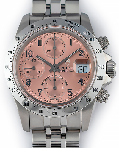 Tudor Prince Date 40MM Salmon Dial Steel Bracelet (79280)