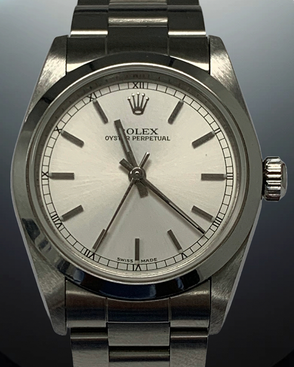 Rolex Oyster Perpetual 31MM Silver Dial Steel Bracelet (77080)