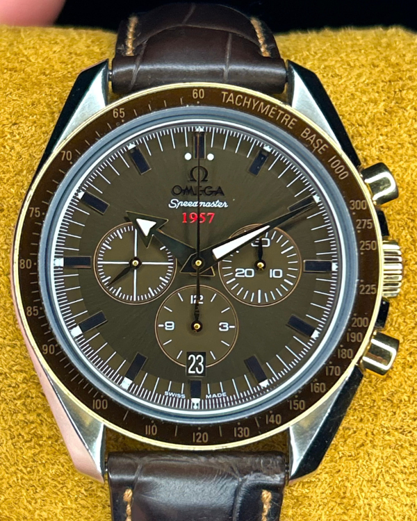 Omega Speedmaster Broad Arrow 42MM Brown Dial Leather Strap (321.93.42.50.13.001)