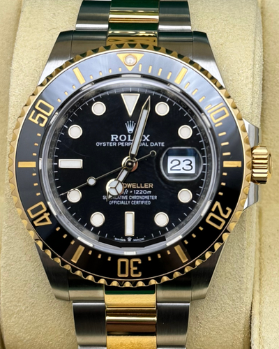 2021 Rolex Sea-Dweller 43MM Black Dial Two-Tone Bracelet (126603)