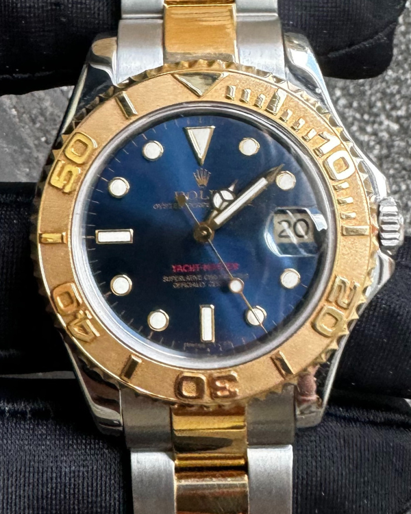 Rolex Yacht-Master 35MM Blue Dial Two-Tone Oyster Bracelet (68623)