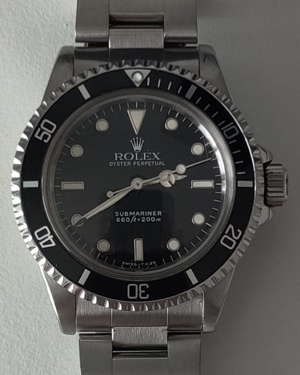 Rolex Submariner No-Date 40MM Black Dial Steel Bracelet (5513)