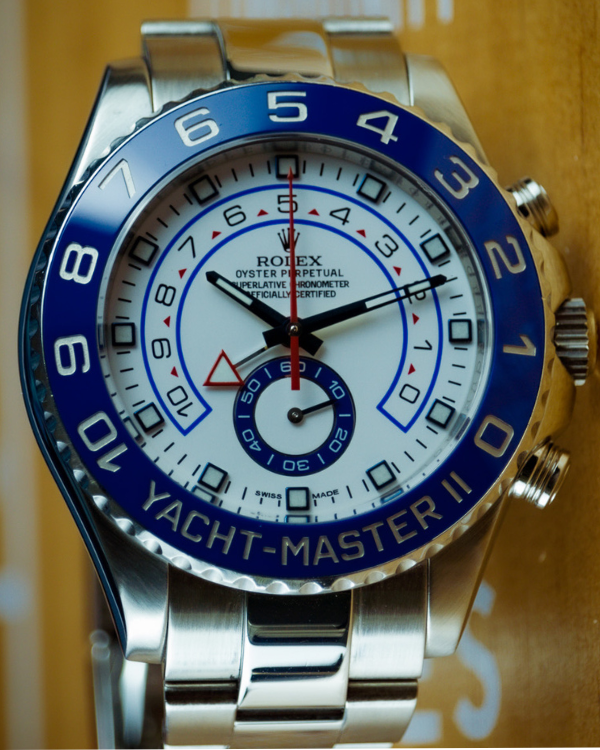 2014 Rolex Yacht-Master II Oystersteel White Dial (116680)