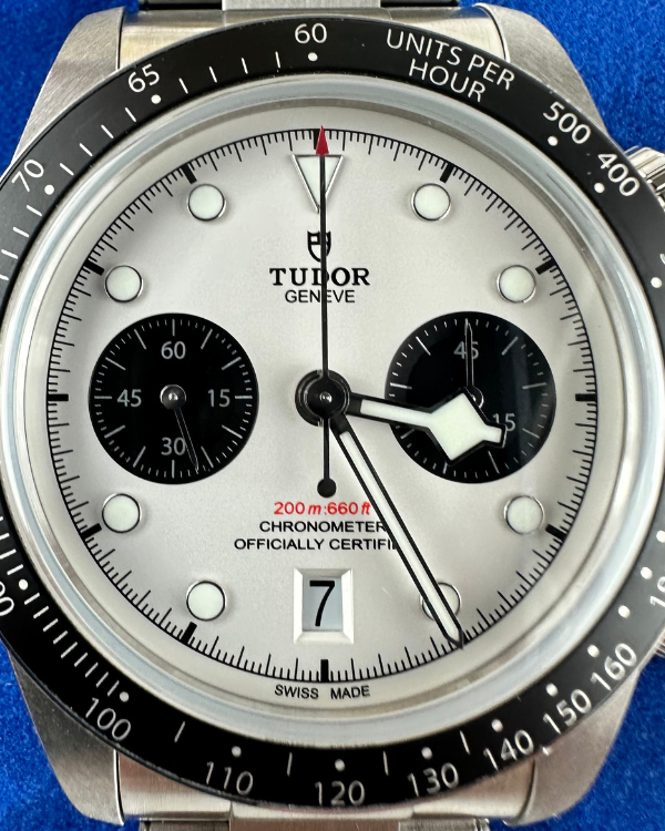 2022 Tudor Black Bay Chronograph Steel White Dial (79360N)