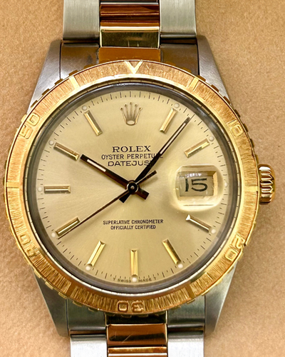 Rolex Datejust Turn-O-Graph "Thunderbird" 36MM Champagne Dial Two-Tone Oyster Bracelet (16253)