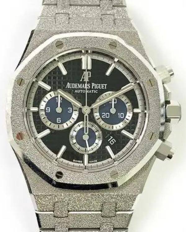 2020 Audemars Piguet Royal Oak 41MM Black Dial White Gold Bracelet (26331BC)