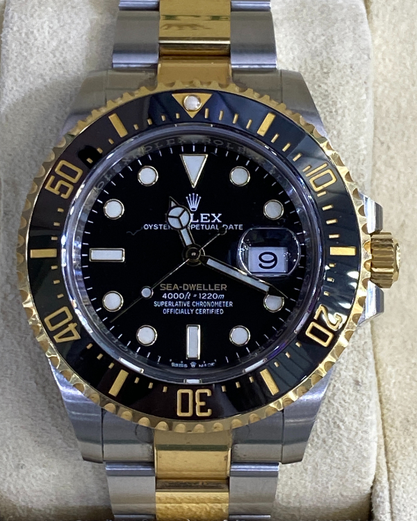 2021 Rolex Sea-Dweller 43MM Two-Tone Black Dial Oyster Bracelet (126603)