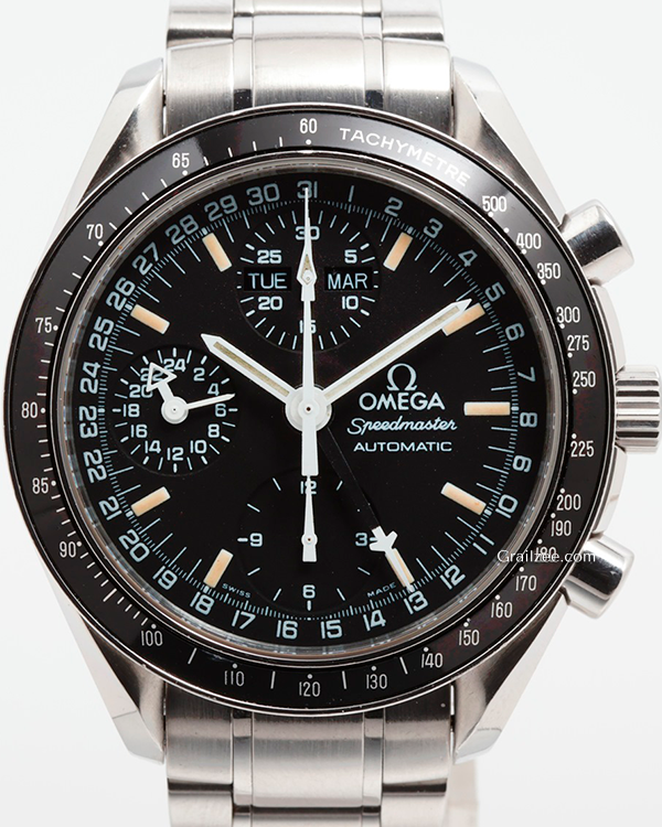 2011 Omega Speedmaster 39MM Black Dial Steel Bracelet (3520.5)