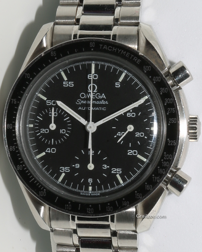 Omega Speedmaster Reduced 39MM Black Dial Steel Bracelet (3510.50.00)