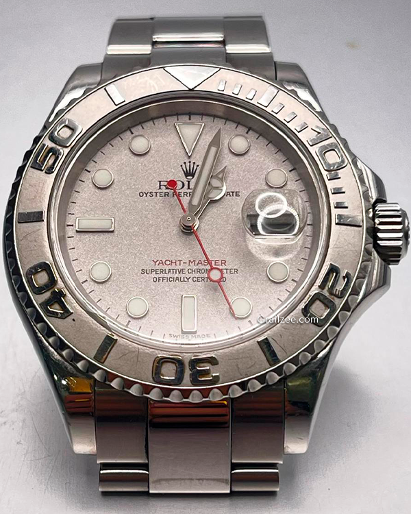 2006 (D Serial) Rolex Yacht-Master 40MM Silver Dial Oyster Bracelet (16622)