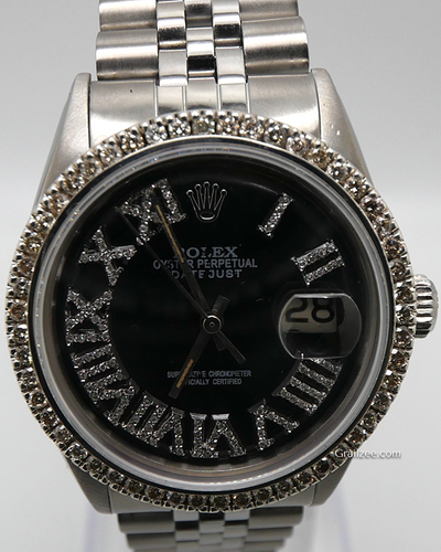 Rolex Datejust 36MM Black Dial Jubilee Bracelet (1603)