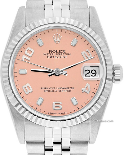 Rolex Datejust 31MM Salmon Dial Jubilee Bracelet (68274)