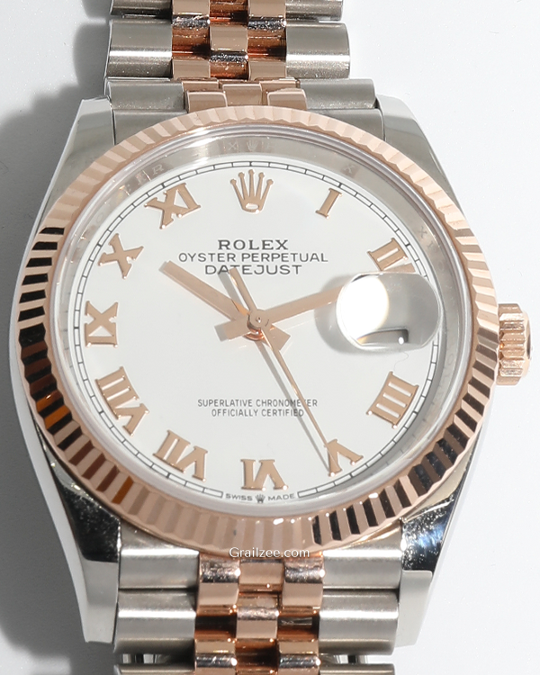 2019 Rolex Datejust 36MM White Dial Two-Tone Jubilee Bracelet (126231)