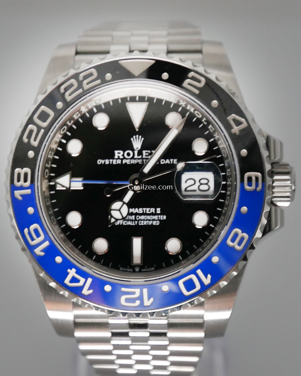 2023 Rolex GMT-Master II "Batgirl" 40MM Black Dial Jubilee Bracelet (126710BLNR)