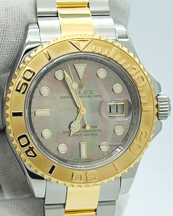 2009 Rolex Yacht-Master 40MM Mother Of Pearl Dial Two-Tone Bracelet (16623)