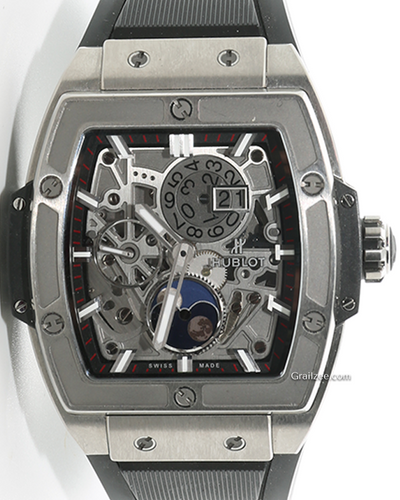 Hublot Spirit Of Big Bang 42MM Skeleton Dial Rubber Strap (647.NX.1137.RX)