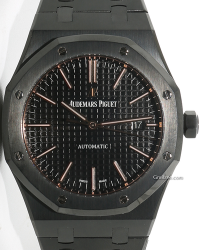 Audemars Piguet Royal Oak Oro TBlack Bespoke S.E. 41MM Black Dial Steel Bracelet (15400ST.OO.1220ST.01)