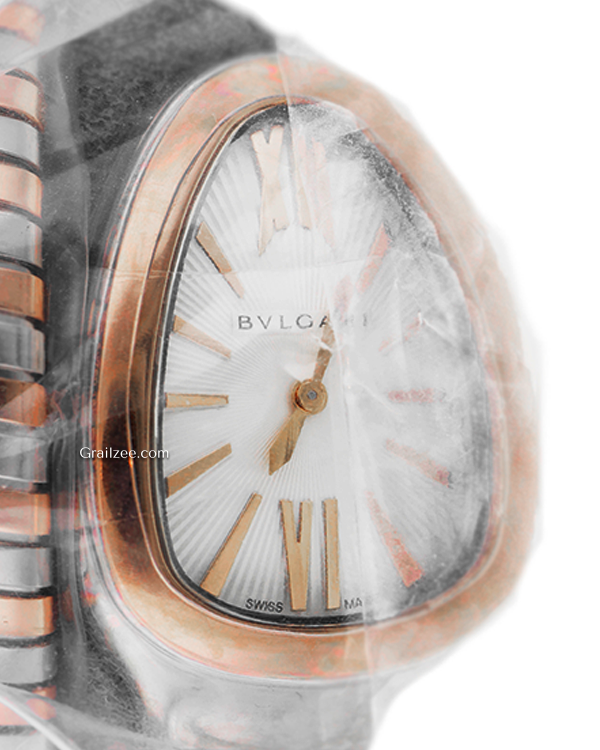 2024 Bvlgari Serpenti Tubogas 35MM White Dial Two-Tone Steel Bracelet (103708)