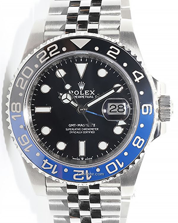 2019 Rolex GMT-Master II "Batgirl" 40MM Black Dial Jubilee Bracelet (126710BLNR)