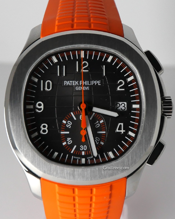 2021 Patek Philippe Aquanaut 42.2MM Black Dial Rubber Strap (5968A)