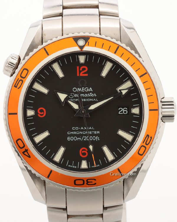 2011 Omega Seamaster Planet Ocean 42MM Black Dial Steel Bracelet (2209.50.00)