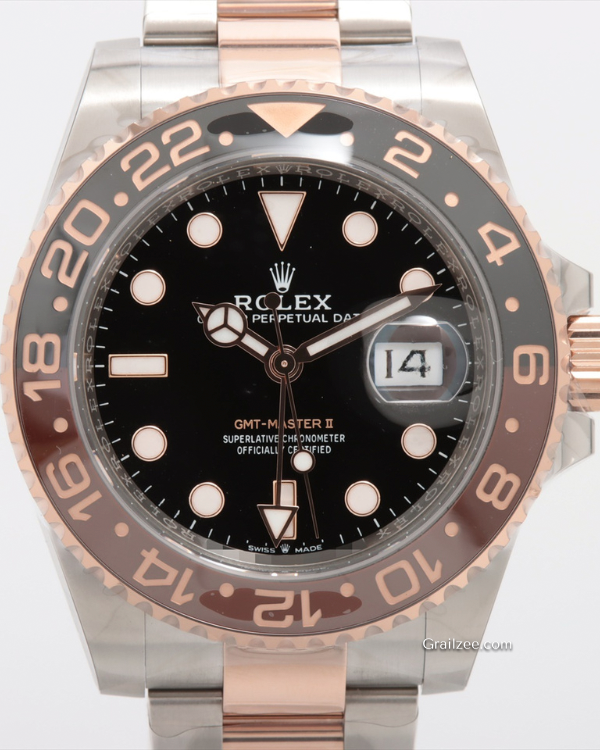 2024 Rolex GMT-Master II "Rootbeer" 40MM Black Dial Two-Tone Oyster Bracelet (126711CHNR)