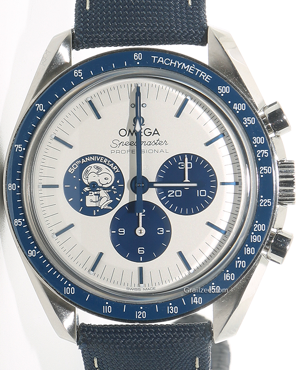 Omega Speedmaster "Silver Snoopy Award" 42MM Silver Dial Textile Strap (310.32.42.50.02.001)