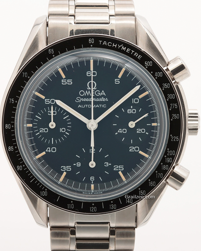 Omega Speedmaster Reduced 39MM Black Dial Steel Bracelet (3510.50.00)