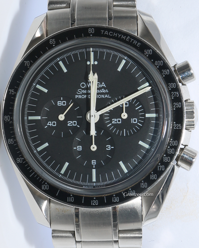 2004 Omega Speedmaster 42MM Black Dial Steel Bracelet (3573.50.00)