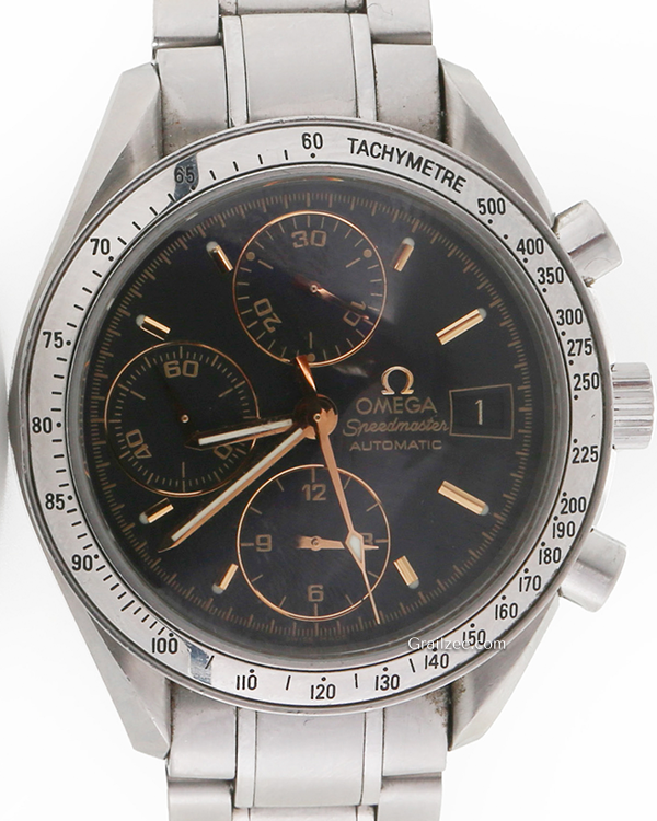 Omega Speedmaster Date 39MM Black Dial Steel Bracelet (3513.54.00)