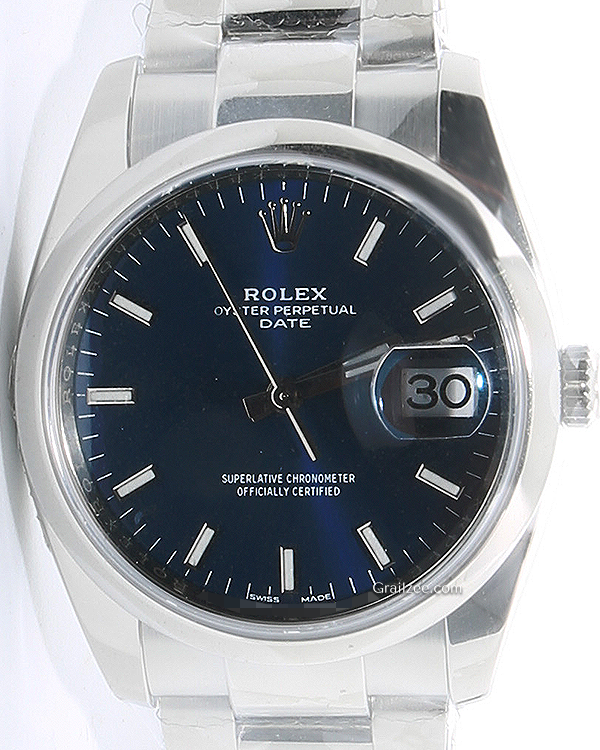 Rolex Datejust 36MM Blue Dial Oyster Bracelet (126200)