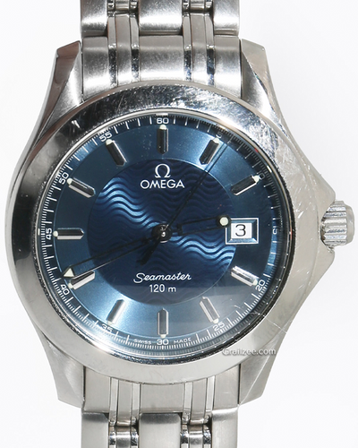 Omega Seamaster 120M 36.25MM Quartz Blue Dial Steel Bracelet (2511.81.00)