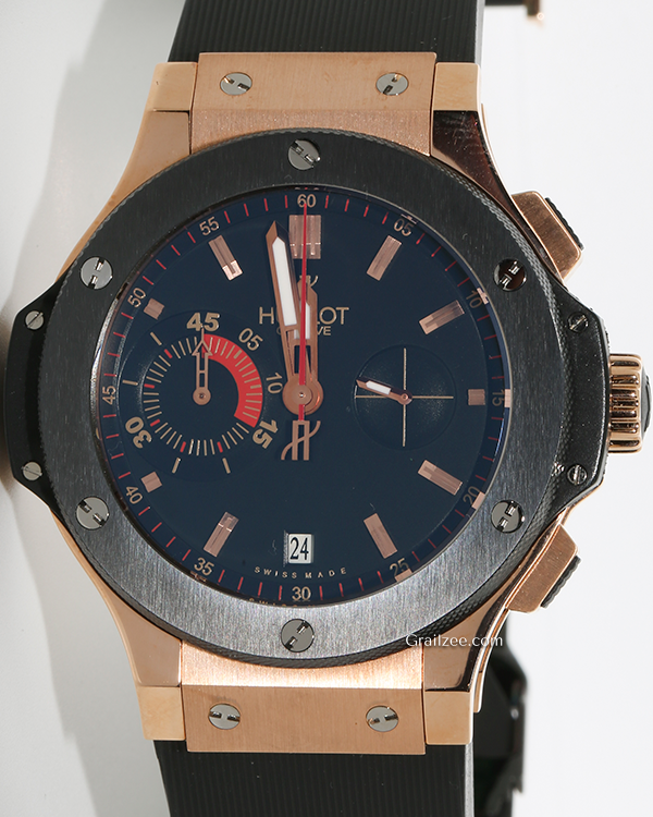 Hublot Big Bang UEFA Euro Boutique L.E. 44MM Black Dial Rubber Strap (318.PM.1123.RX.EUR08)